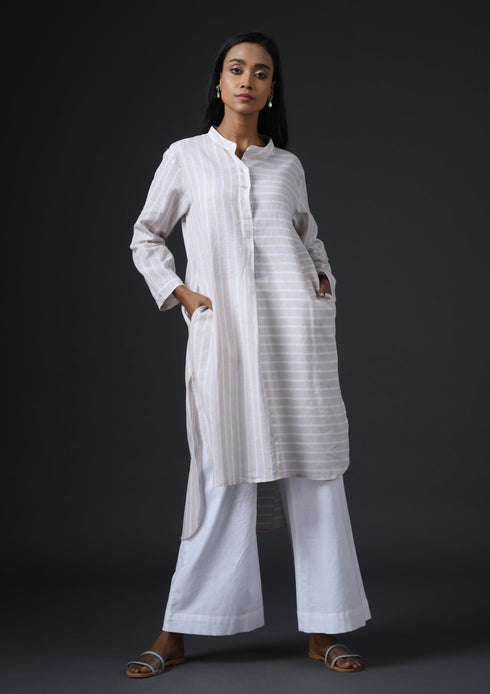 STRIPED HIGH LOW TUNIC