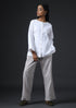 ROUND NECK BLOUSE