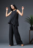 SLEEVELESS LAYERED JUMPSUIT