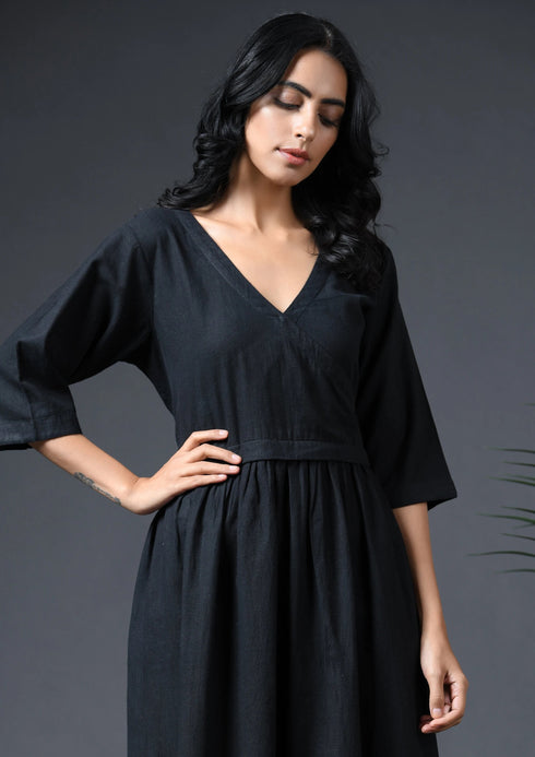 BELLA DRESS-BLACK