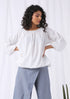 GATHER SLEEVES TOP