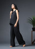 SLEEVELESS LAYERED JUMPSUIT