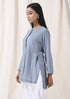 SIDE FLAP STRIPED TOP