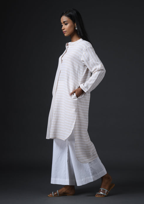 STRIPED HIGH LOW TUNIC