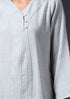 THREE BUTTON TOP- ECRU