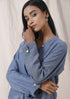 TWIST KNOT TOP- BLUE