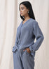 TWIST KNOT TOP- BLUE