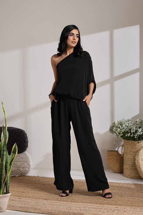 DRAPE JUMPSUIT