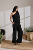 DRAPE JUMPSUIT