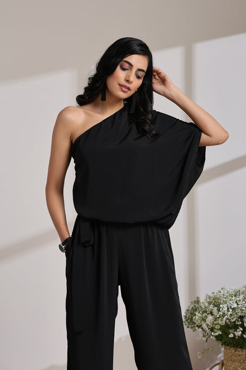 DRAPE JUMPSUIT