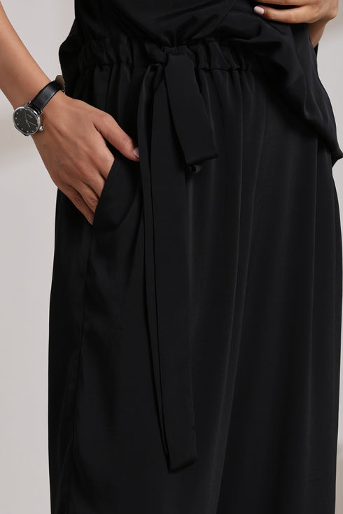 DRAPE JUMPSUIT