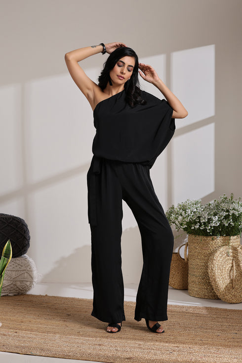 DRAPE JUMPSUIT