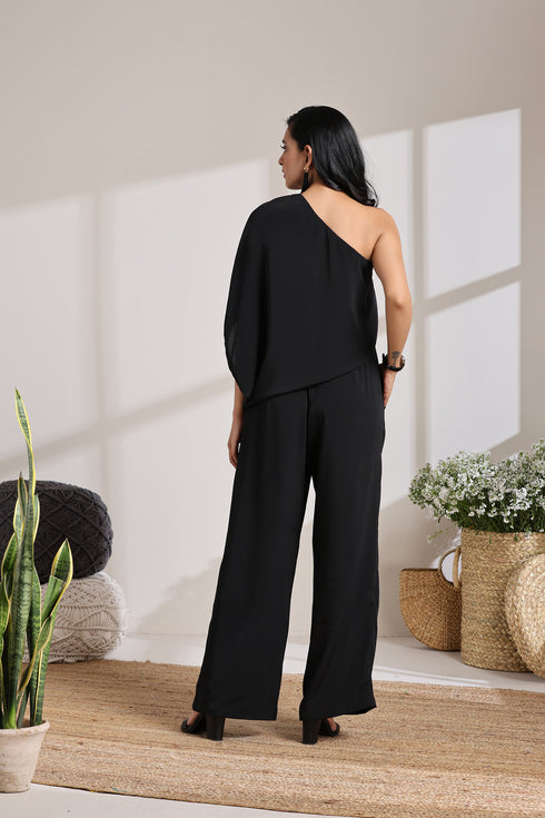 DRAPE JUMPSUIT