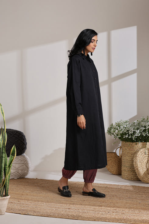 BLACK & PLUM CO-ORD SET