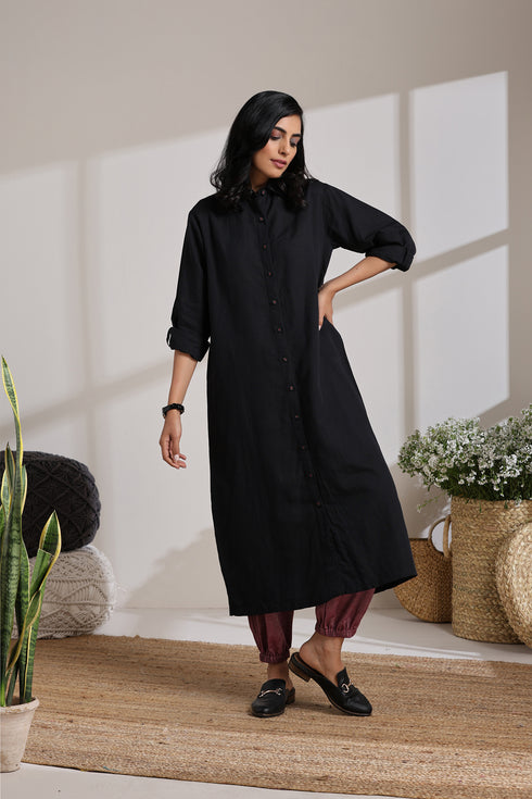 BLACK & PLUM CO-ORD SET