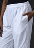 WIDE LEG PANTS-WHITE