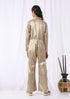 ZIPPER FRONT MASHRU JUMPSUIT