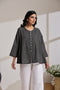 CHECK TAPE BLOUSE