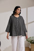 CHECK TAPE BLOUSE