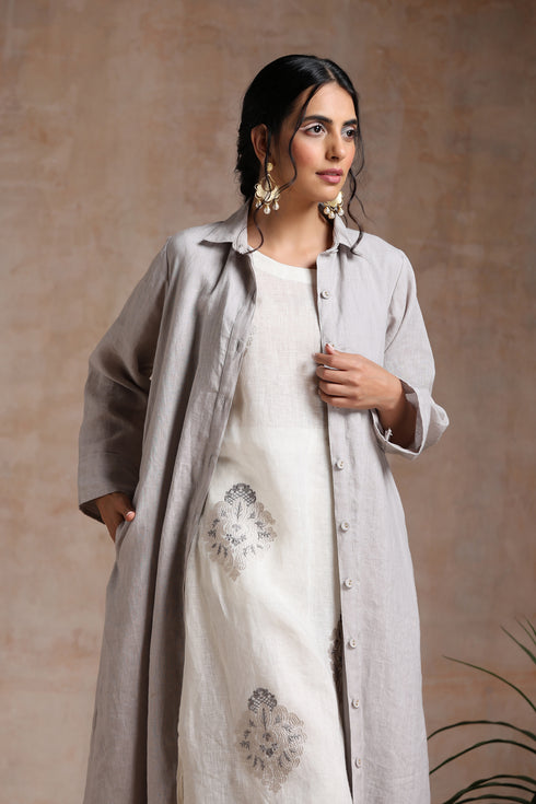 ZEHEN LINEN JACKET