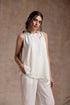SLEEVELESS LAYERED JUMPSUIT
