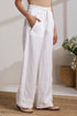 ZIPPER POCKET LINEN PANTS