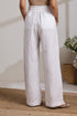 ZIPPER POCKET LINEN PANTS