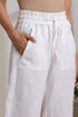 ZIPPER POCKET LINEN PANTS