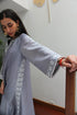 BLUE ASYMMETRICAL KURTA