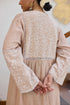 FRONT AND BACK YOKE KURTA - BEIGE