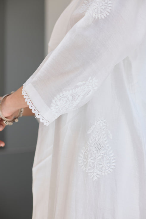 CHIKANKARI OVERLAY