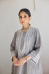 GREY STRAIGHT FIT KURTA