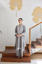 GREY STRAIGHT FIT KURTA