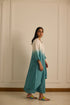 OMBRE LAYERED DRESS - TEAL