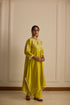 YELLOW ASYMMETRICAL KURTA