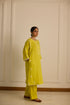 YELLOW STRAIGHT FIT KURTA