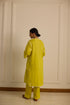 YELLOW STRAIGHT FIT KURTA