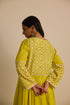 FRONT AND BACK YOKE KURTA - YELLOW