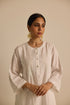 WHITE STRAIGHT FIT KURTA