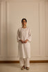 WHITE STRAIGHT FIT KURTA