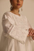 WHITE ASYMMETRICAL KURTA