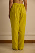 YELLOW SCALLOPED PANTS