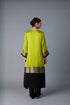 HEENA KAFTAN -LIME GREEN & BLACK ( SET OF TWO )