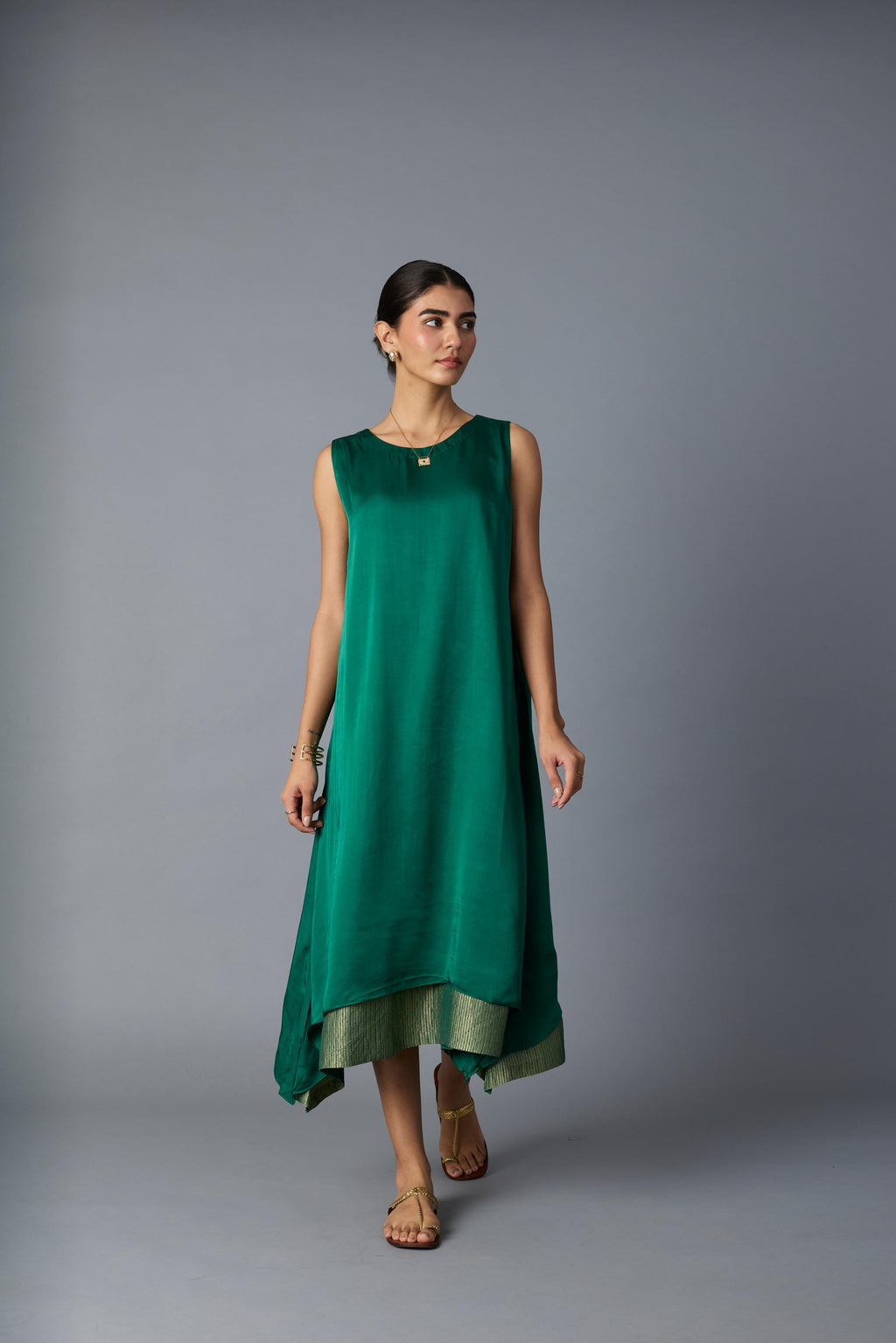 CHAMELI DRESS - GREEN