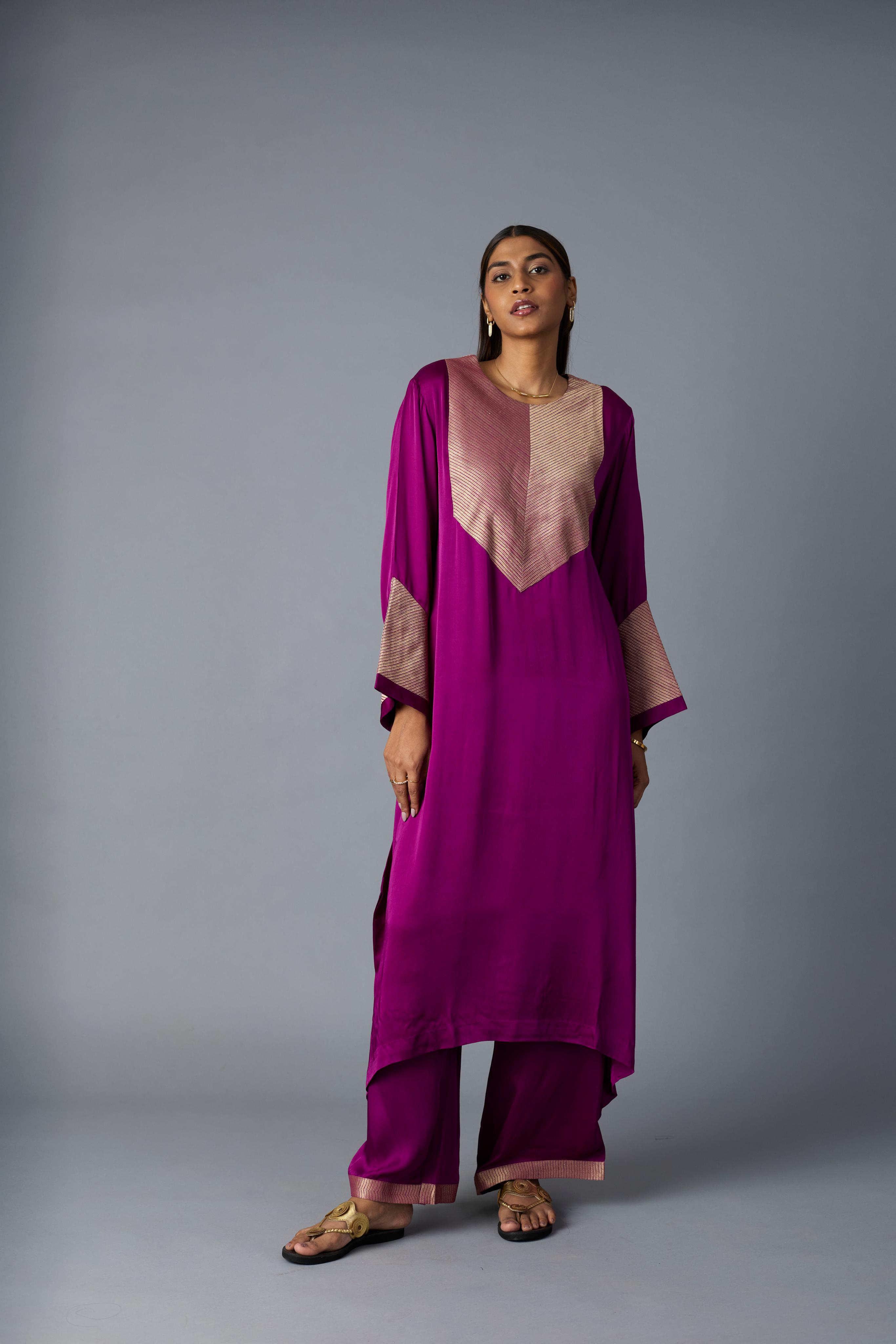 RASNA CO-ORD SETS -PURPLE