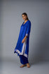 KAMAL ASYMMETRICAL  SET -ROYAL BLUE  (SET OF TWO )