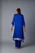 KAMAL ASYMMETRICAL  SET -ROYAL BLUE  (SET OF TWO )
