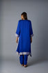 KAMAL ASYMMETRICAL  SET -ROYAL BLUE  (SET OF TWO )