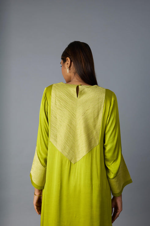 RASNA CO-ORD SET - LIME GREEN