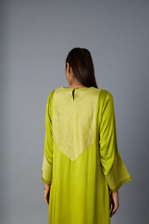 RASNA CO-ORD SET - LIME GREEN